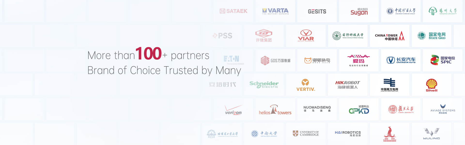Partners - More than 100+ Partners